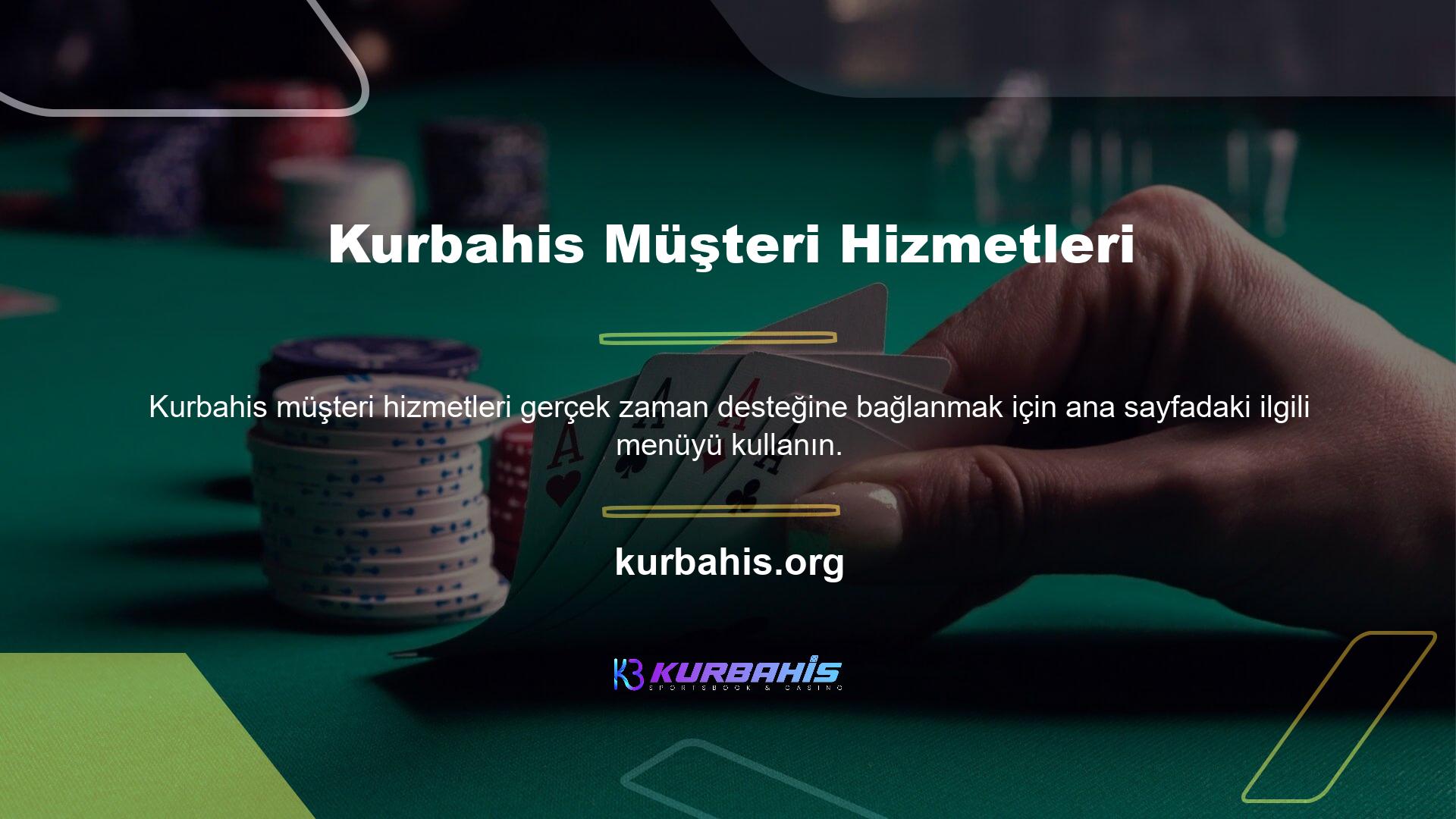 Kurbahis Müşteri Hizmetleri